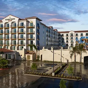 Courtyard Theme Park Entrance Hotel Anaheim